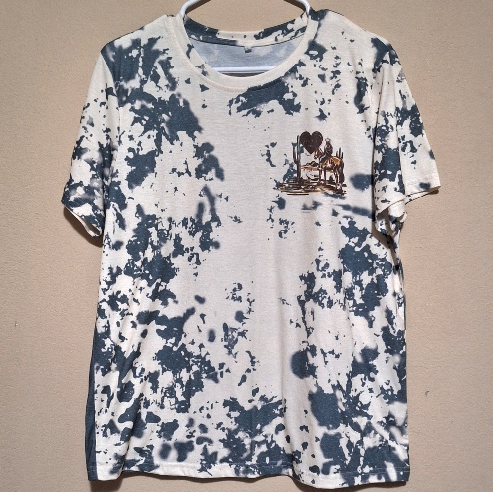 I Got A Heart Like A Truck Soft Washed Tie Dye Tshirt